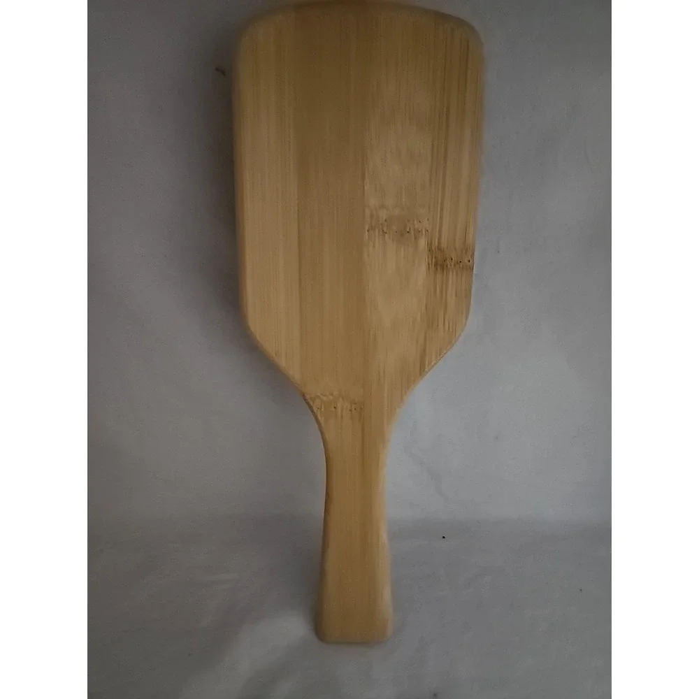 Natural Bamboo Paddle Hair Brush Detangling Scalp Massage Eco‎ Friendly Wood